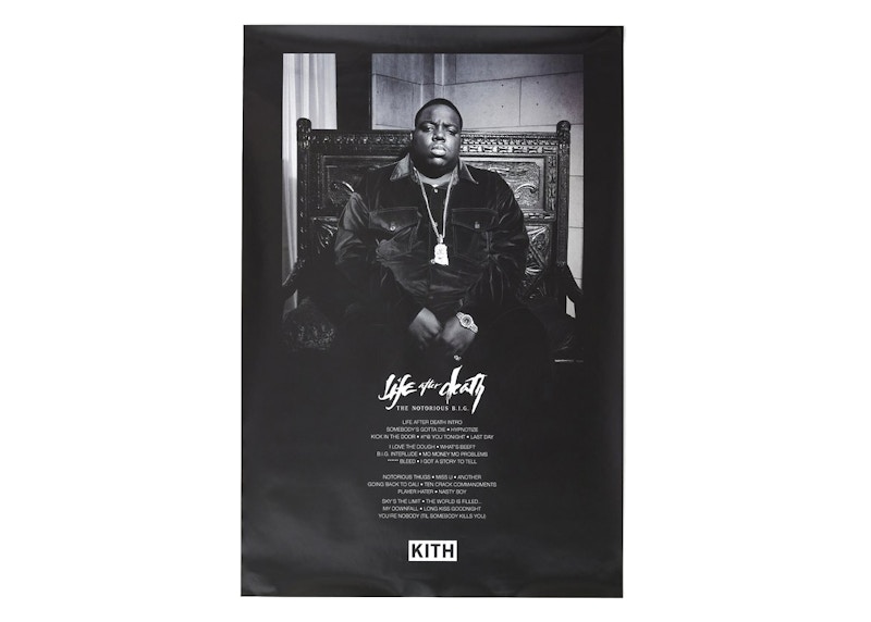 Kith The Notorious B.I.G Life After Death Poster Black