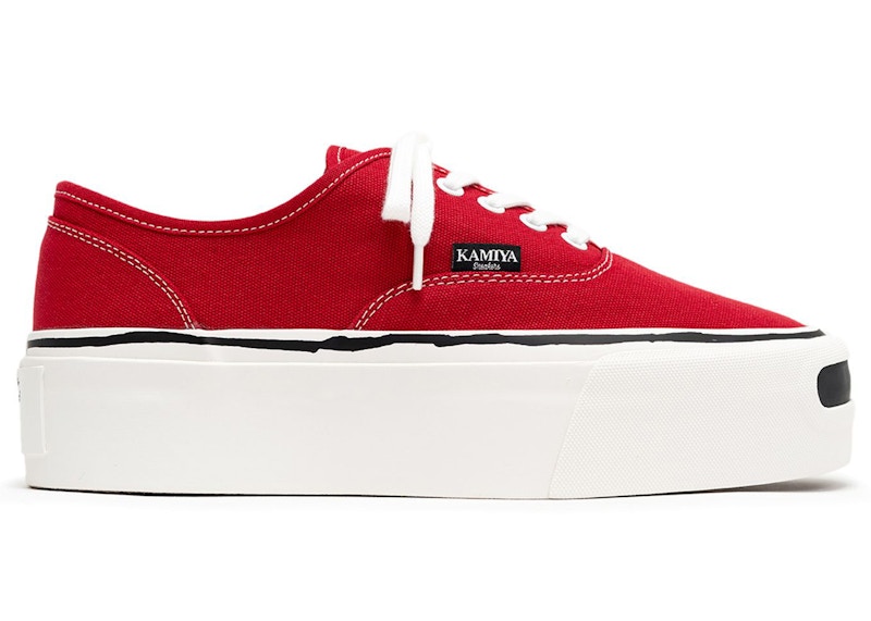Kamiya Herc Platform Sneaker Red