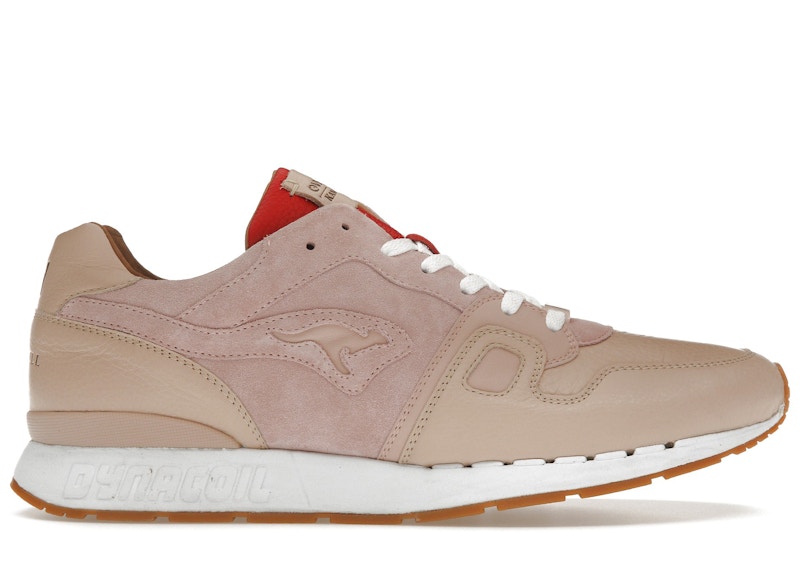 Pre-owned Kangaroos Men's  Omnicoil Overkill Adam & Eve (eve) Sneakers In Cream/red