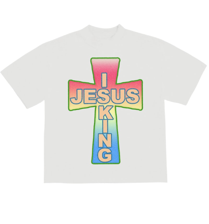 Kanye West AWGE for JIK Cross T-Shirt White Men's - FW19 - US Kanye West AWGE for JIK Cross T-Shirt White Men's - FW19 - US