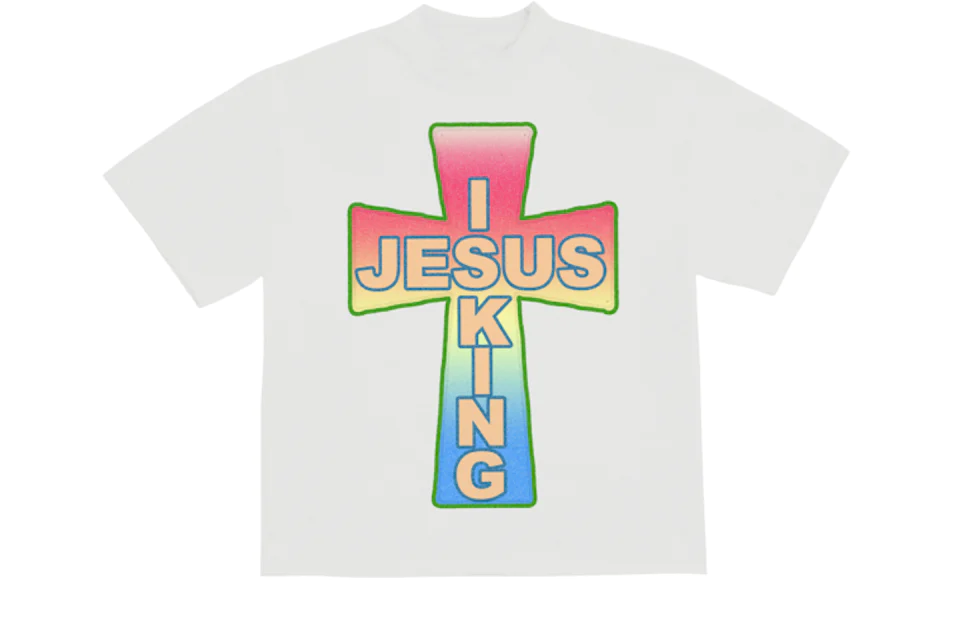 Kanye West AWGE for JIK Cross T-Shirt White