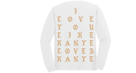 Kanye West Amsterdam Pablo Pop-Up Kanye Loves Kanye L/S Tee White