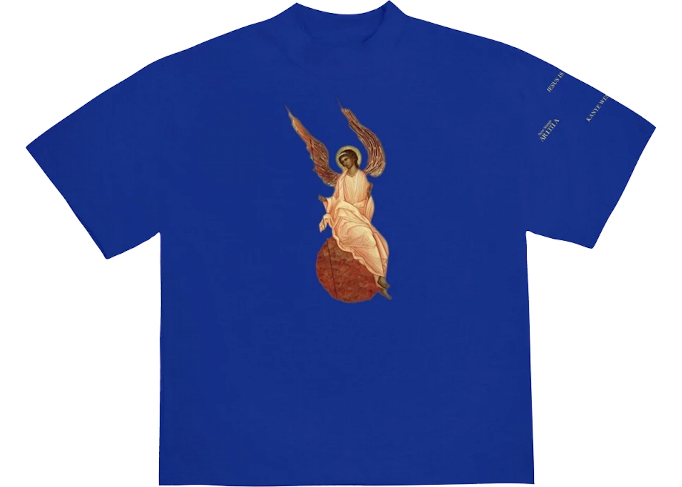 Kanye West Jesus Is King Archangel I T-Shirt Blue