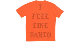 Kanye West Boston Pablo Pop-Up I Feel Like Pablo T-shirt Safety Orange