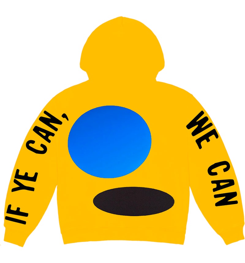 Kanye West CPFM for JIK Hoodie Yellow Men's - FW19 - US Kanye West CPFM for JIK Hoodie Yellow Men's - FW19 - US
