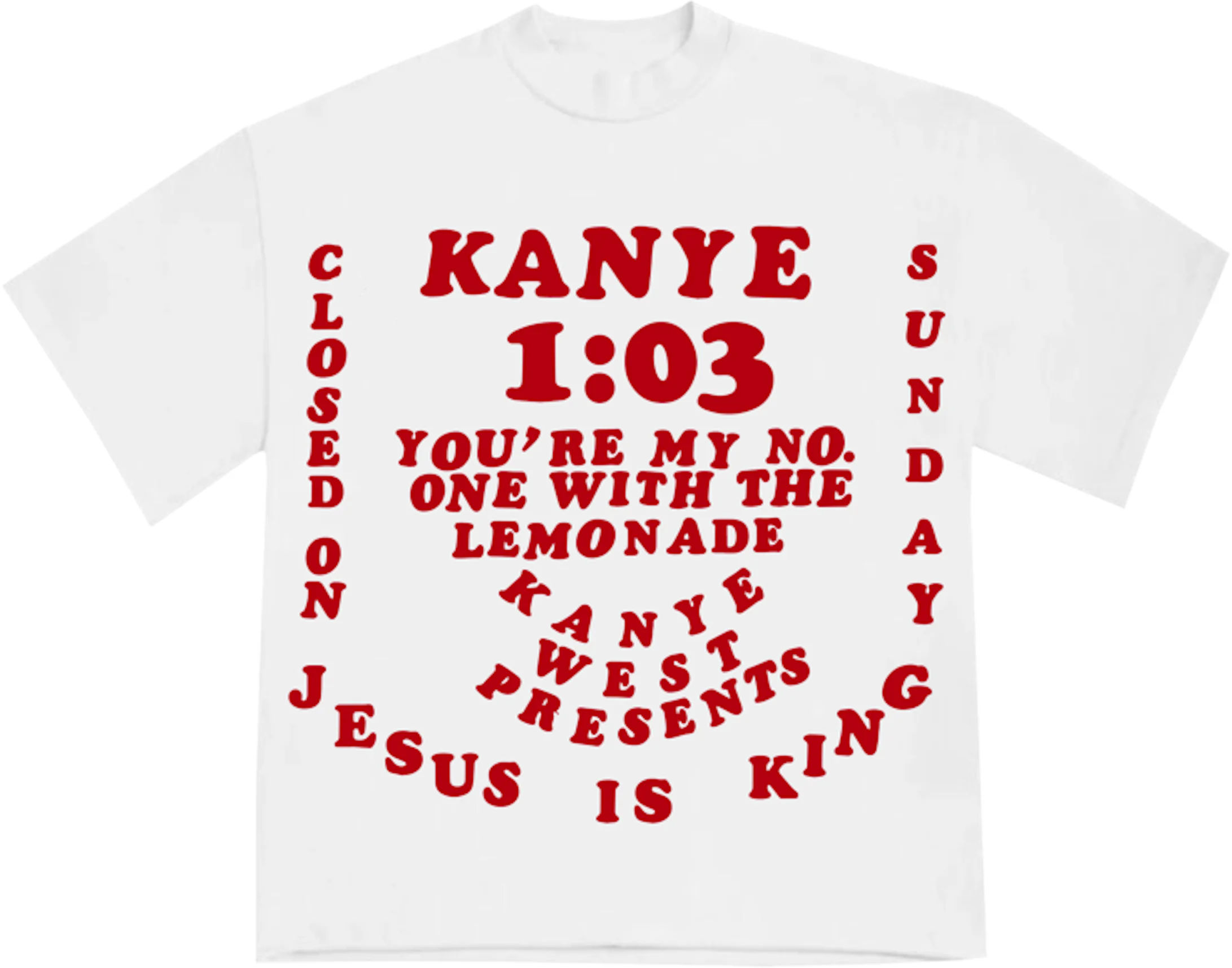 Kanye West CPFM for JIK III T-Shirt White Men's - FW19 - US