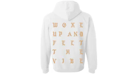 Kanye West Cape Town Pablo Pop-Up Woke Up And Felt The Vibe Hoodie White