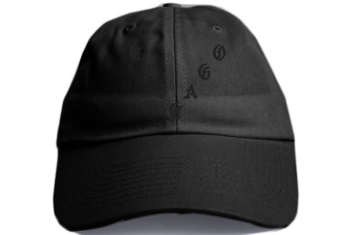 Pre-owned Kanye West Chicago Pablo Pop-up Hat Black