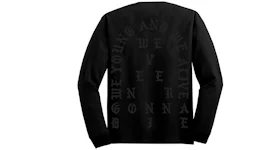 Kanye West Chicago Pablo Pop-Up We Young And We Alive L/S T-shirt Black