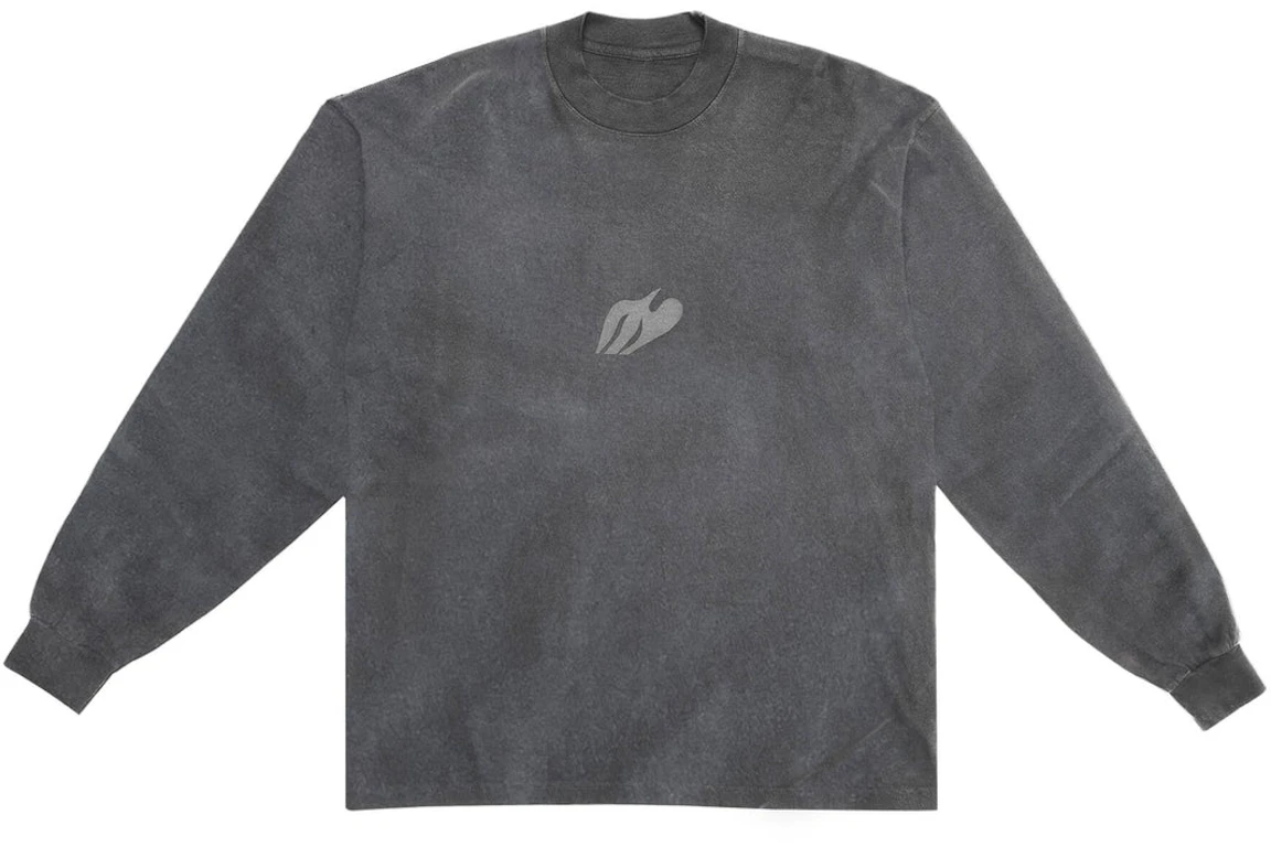 Kanye West DONDA Doves Slam L/S T-shirt Washed Black