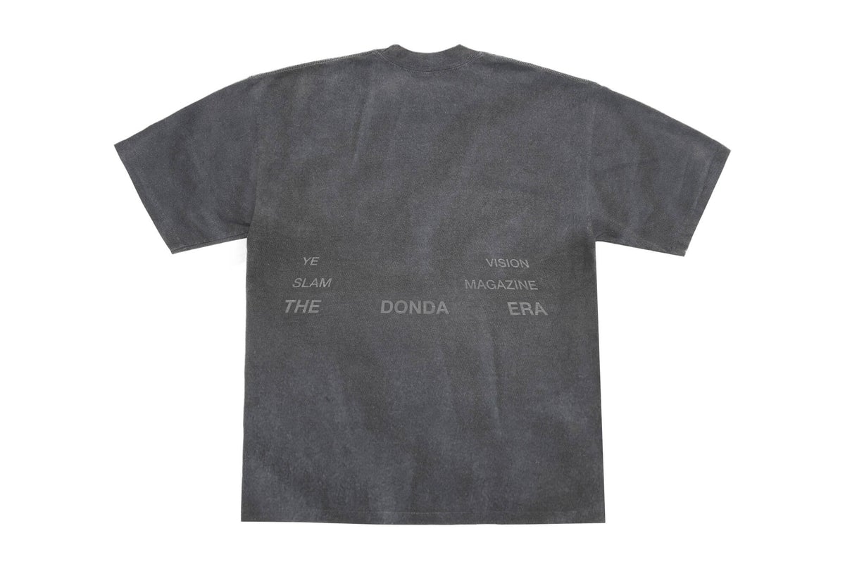 Kanye West DONDA Doves Slam T-shirt Washed Black