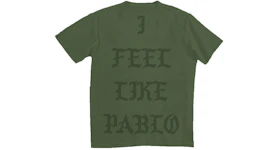 Kanye West Dallas Pablo Pop-Up I Feel Like Pablo T-shirt Military Green
