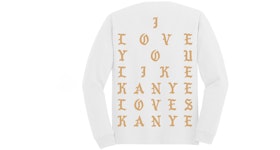 Kanye West Detroit Pablo Pop-Up Kanye Loves Kanye L/S Tee White