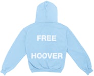 Kanye West & Drake Free Hoover Hoodie Light Blue