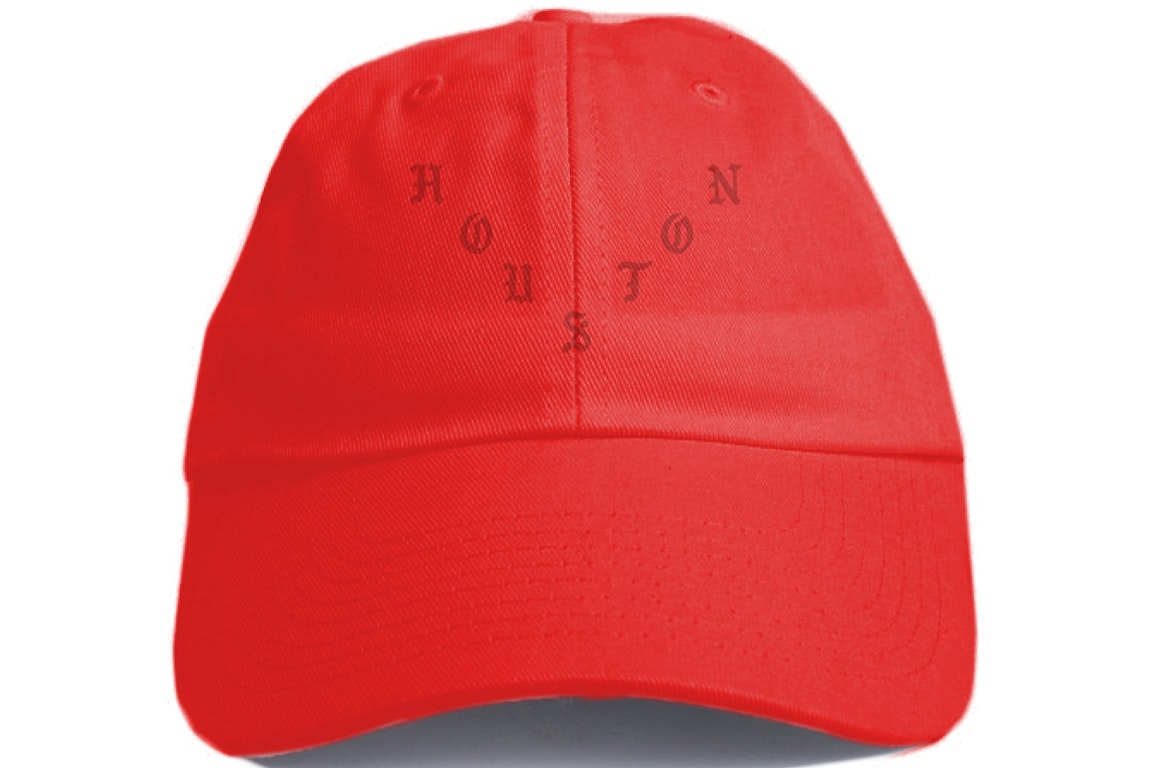 Pre-owned Kanye West Houston Pablo Pop-up Hat Red