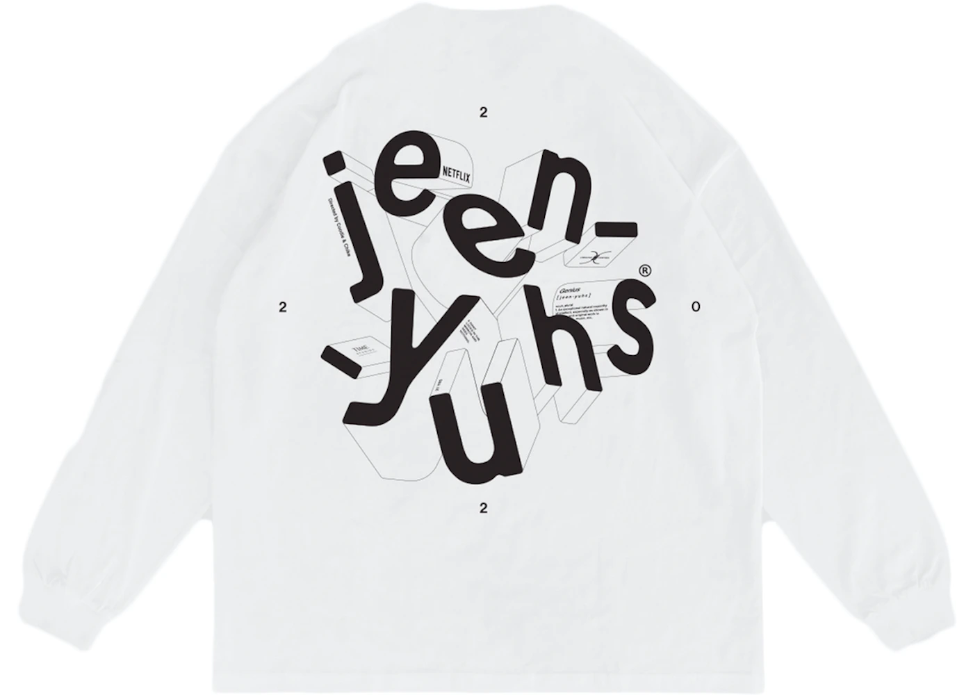 Kanye West Jeen-Yuhs 3D L/S T-shirt White Men's - SS22 - US