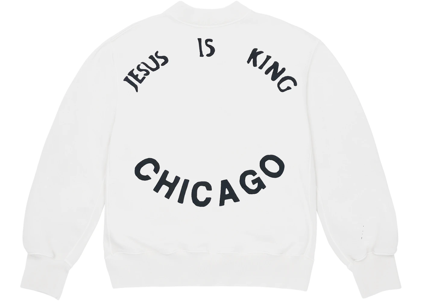 Kanye West Jesus Is King Chicago Crewneck White Men's FW19 US