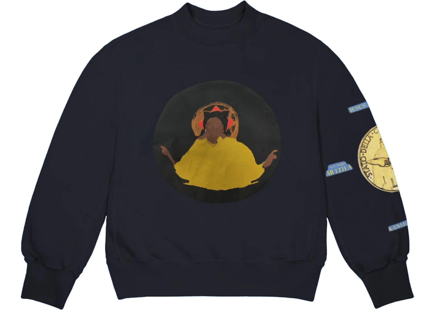 Kanye West Jesus Is King Detroit Crewneck Navy Men s FW19 US
