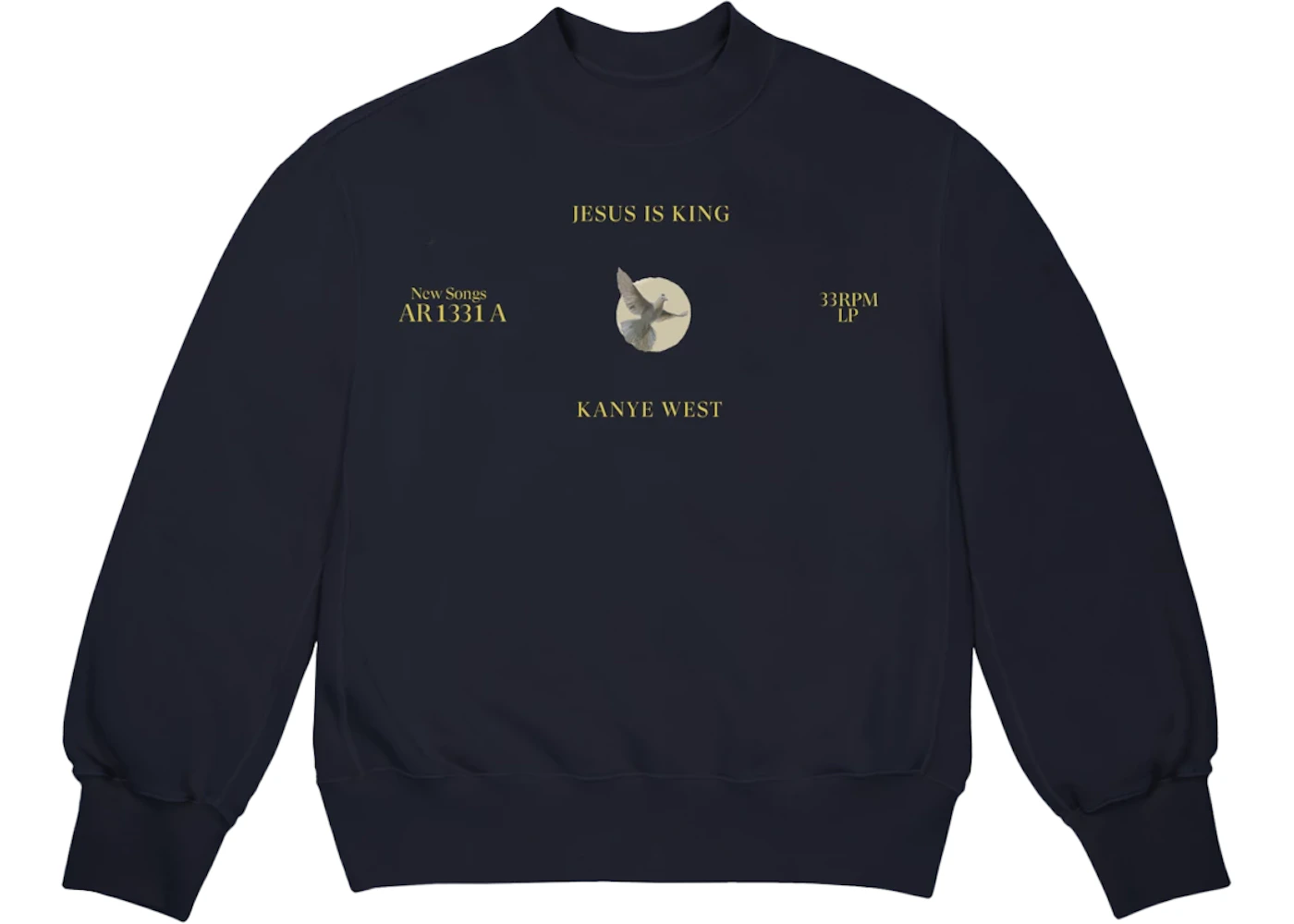 Kanye West Jesus Is King Dove II Crewneck Navy Men s FW19 US