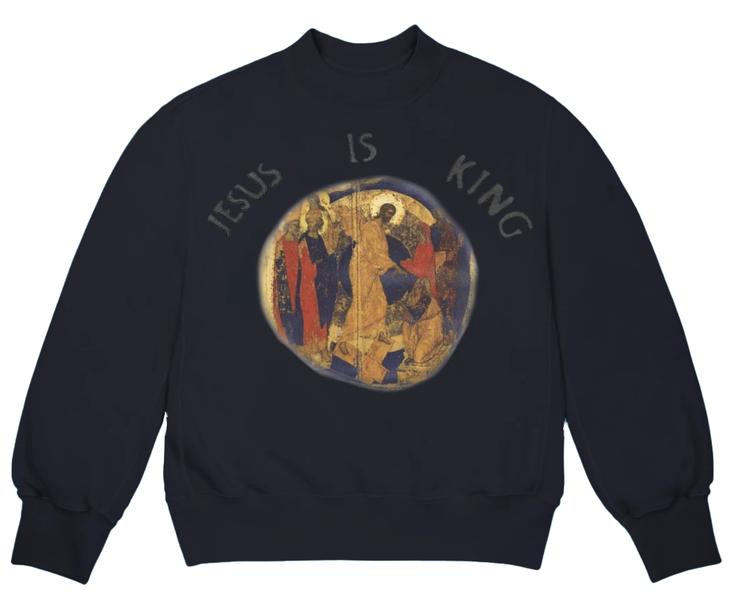 KANYE WEST カニエウェスト Jesus Is King Vinyl Pullover Sweat