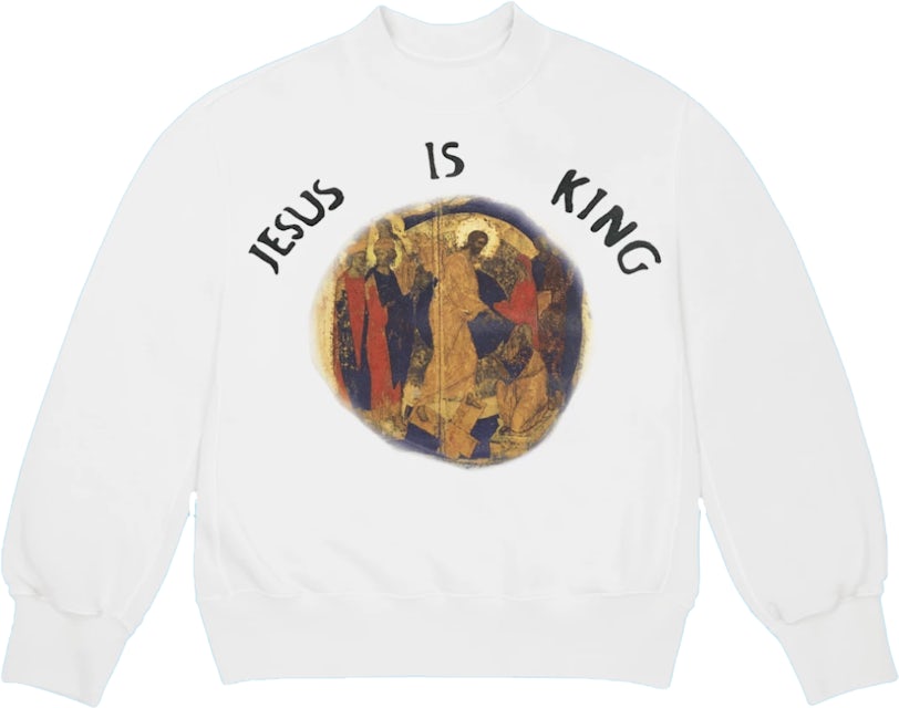 Kanye West Jesus Is King Painting II Crewneck White Men's - FW19 - US