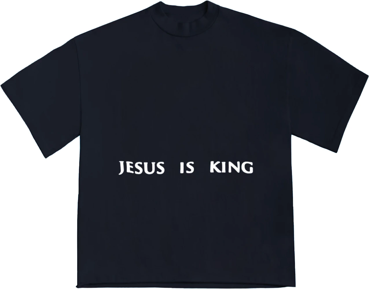 Tilgængelig Colonial indendørs Kanye West Jesus Is King Painting T Shirt Navy - FW19 Men's - US