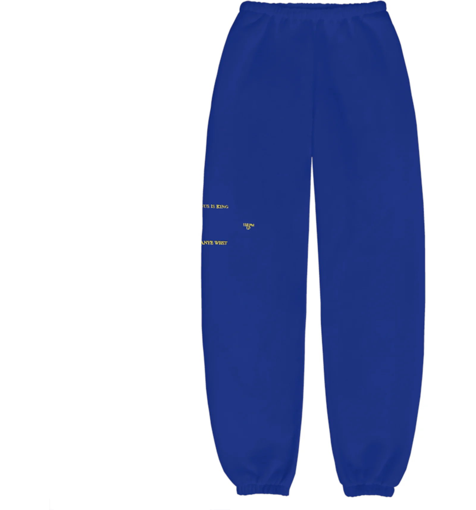 Kanye West Jesus Is King Vinyl I Sweatpants Blue Men s FW19 US
