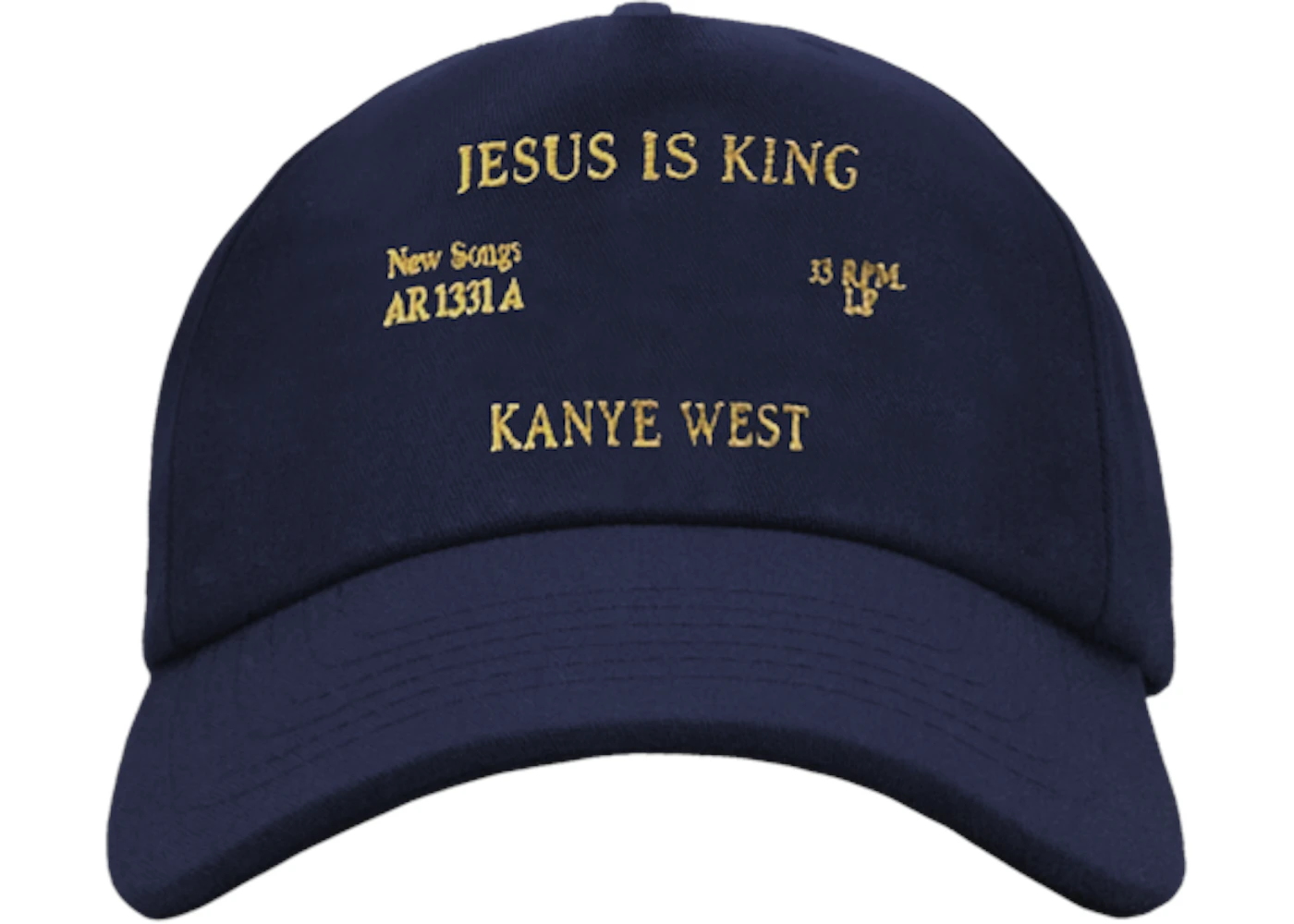 Kanye West Jesus Is King Vinyl II Hat Navy Men s FW19 GB
