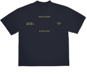 Kanye West Jesus Is King Vinyl II T-Shirt Navy