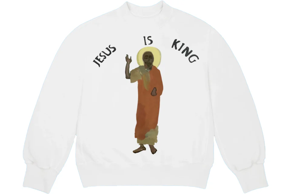 Kanye West Jesus Is King Crewneck White