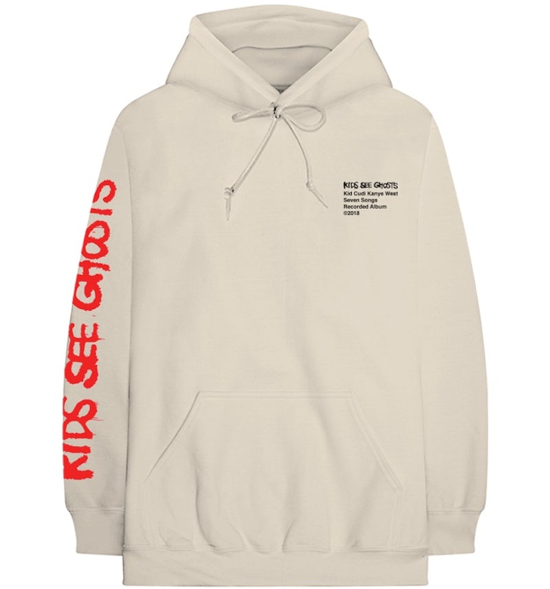 Kanye West Kids See Ghosts Hoodie Beige SS18 GB