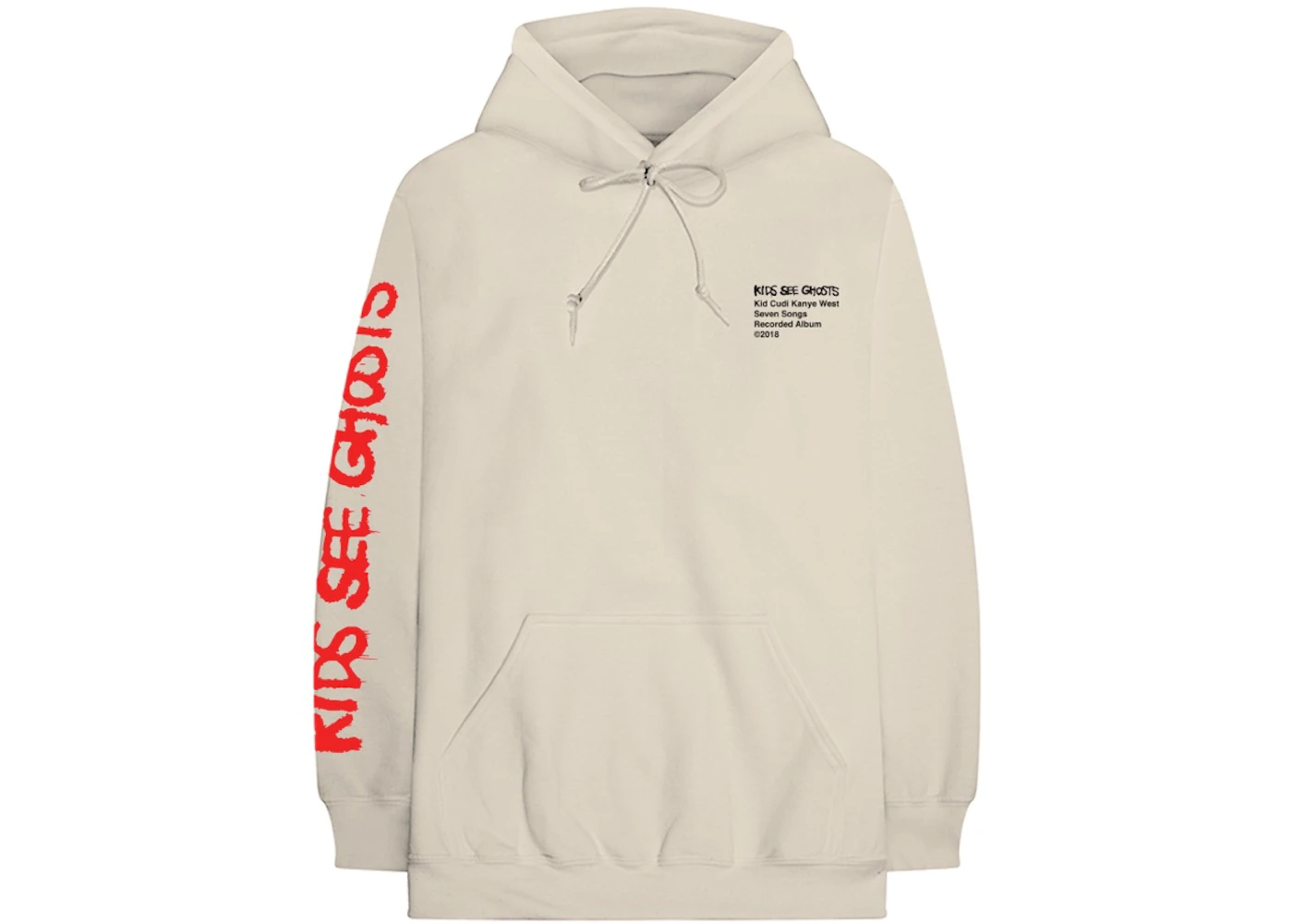 Kanye West Kids See Ghosts Hoodie Beige