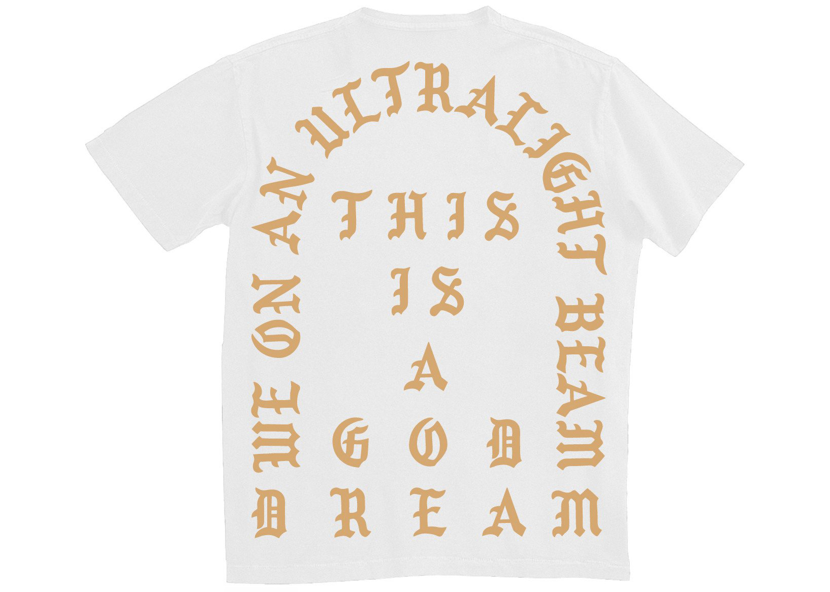 Kanye West Los Angeles Pablo Pop-Up Ultralight Beam T-shirt White