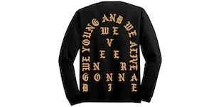 Kanye West Miami Pablo Pop-Up We Young And We Alive L/S Tee Black