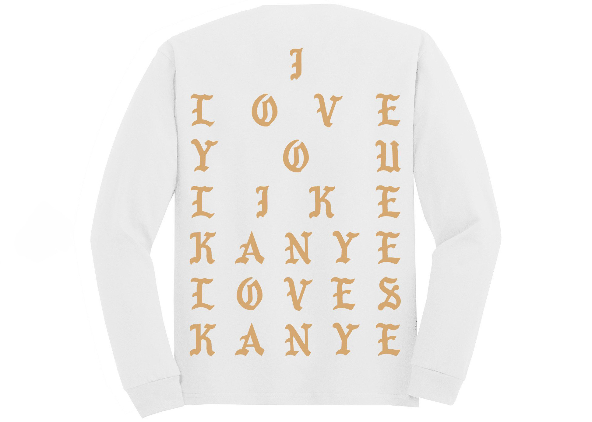 Kanye West New York Pablo Pop-Up Kanye Loves Kanye L/S T-shirt 