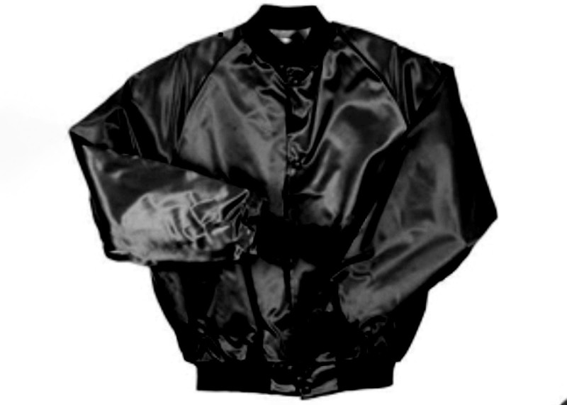 Kanye West Pablo Pop-Up Satin Bomber Jacket Black Men's - US