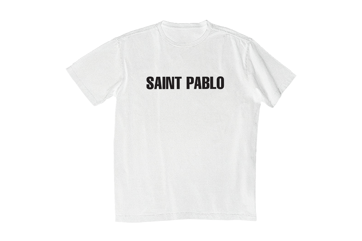 Pre-owned Kanye West Saint Pablo T-shirt White