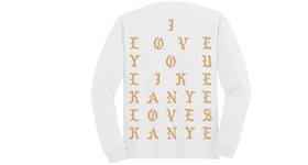 Kanye West San Francisco Pablo Pop-Up Kanye Loves Kanye L/S Tee White