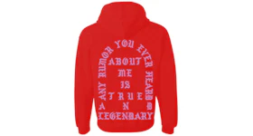Kanye West Singapore Pablo Pop-Up True And Legendary Hoodie Red