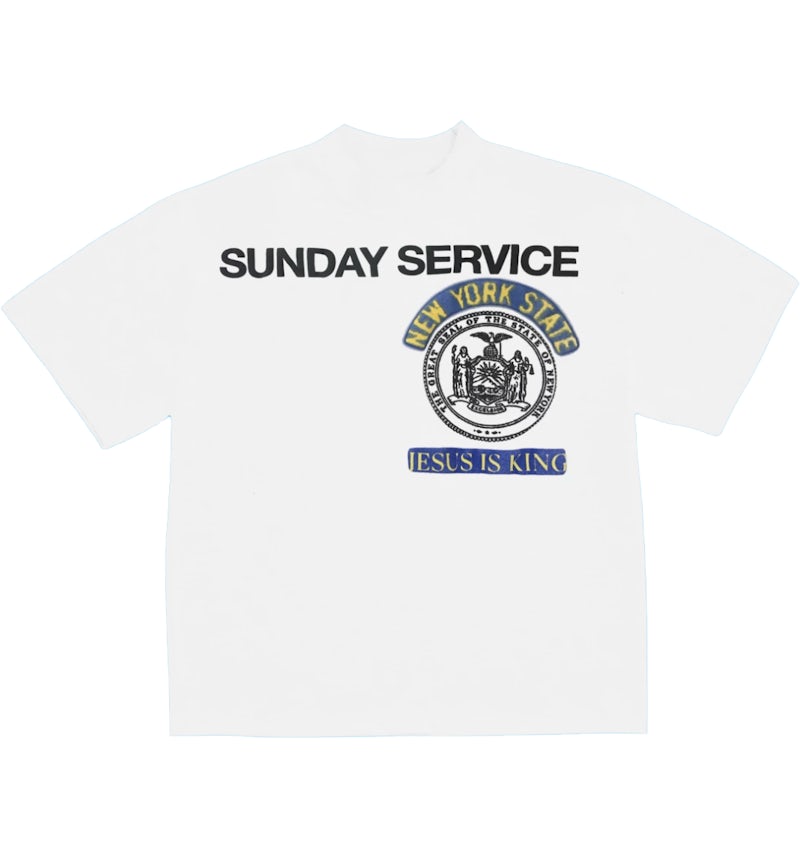Kanye West Sunday Service New York III T Shirt White Men s FW19 US