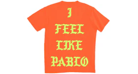 Kanye West Toronto Pablo Pop-Up I Feel Like Pablo T-shirt Safety Orange