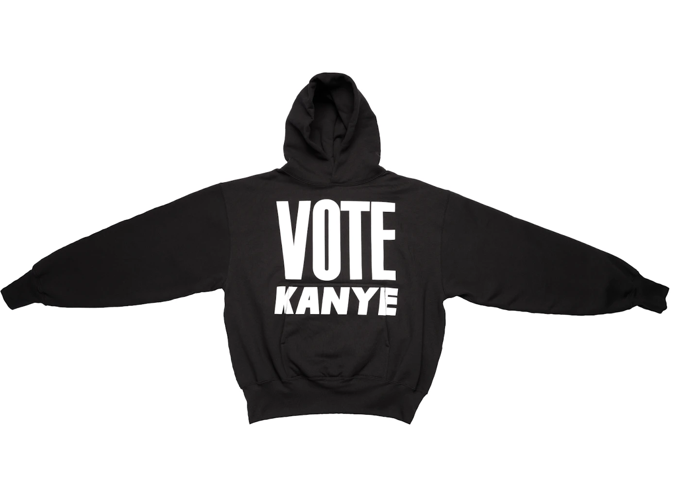 Kanye top black hoodie
