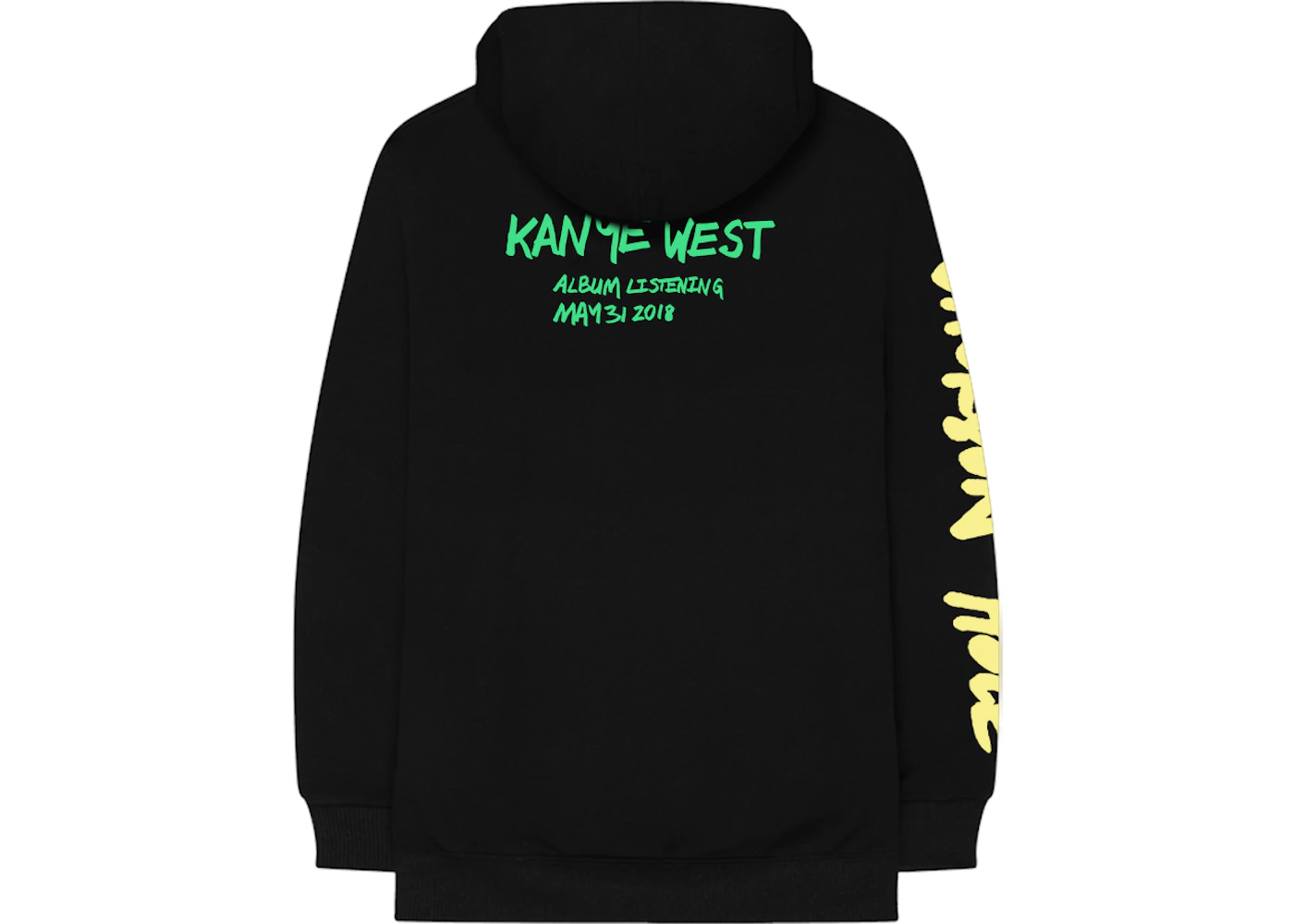 Kanye West Wyoming Hoodie Black Men s SS18 US