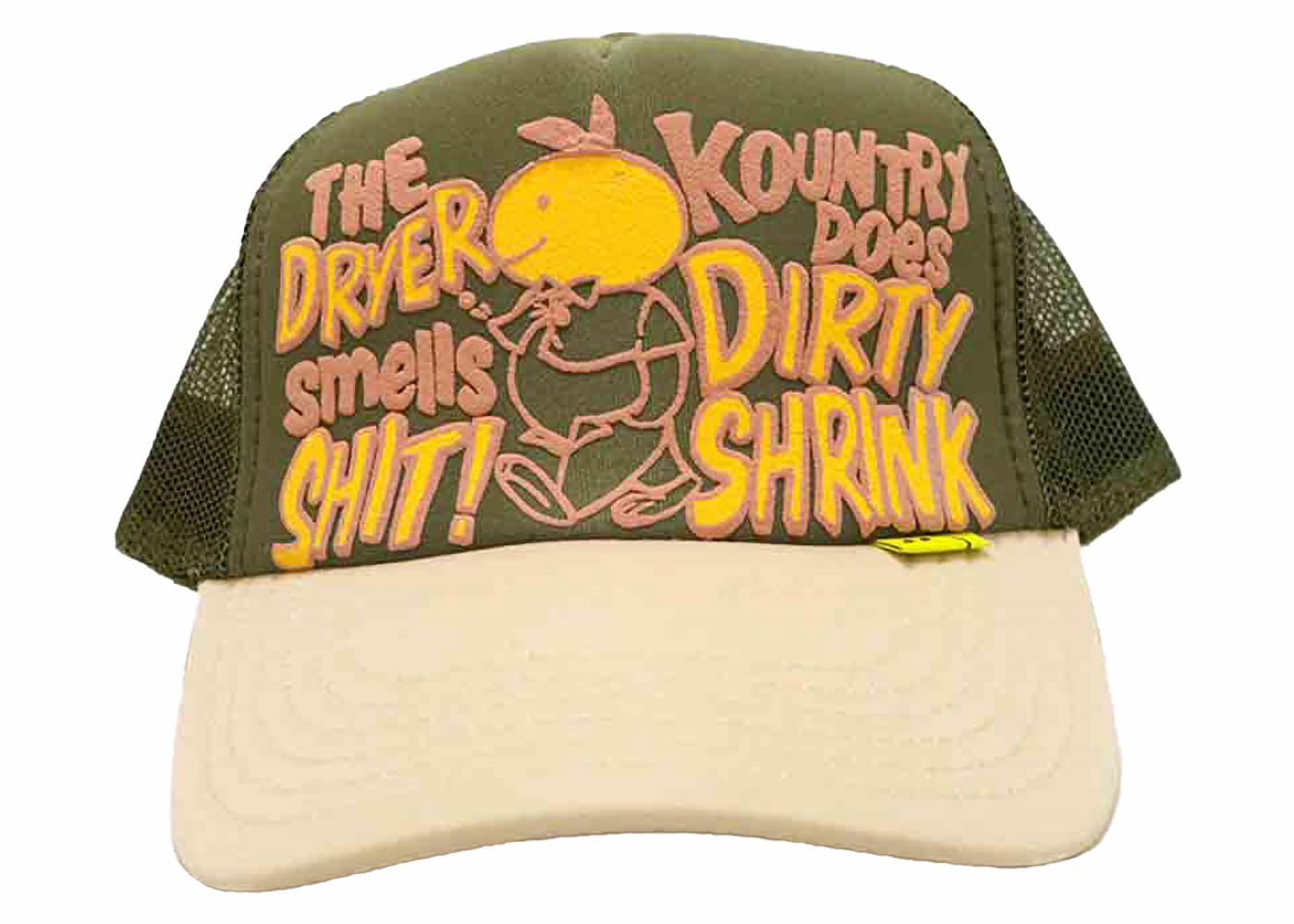 Kapital Kountry Dirty Shrink Trucker Cap Khaki/Natural Men's 
