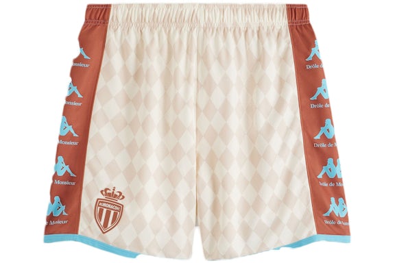 Kappa AS Monaco Drole de Monsiuer Home Shorts White