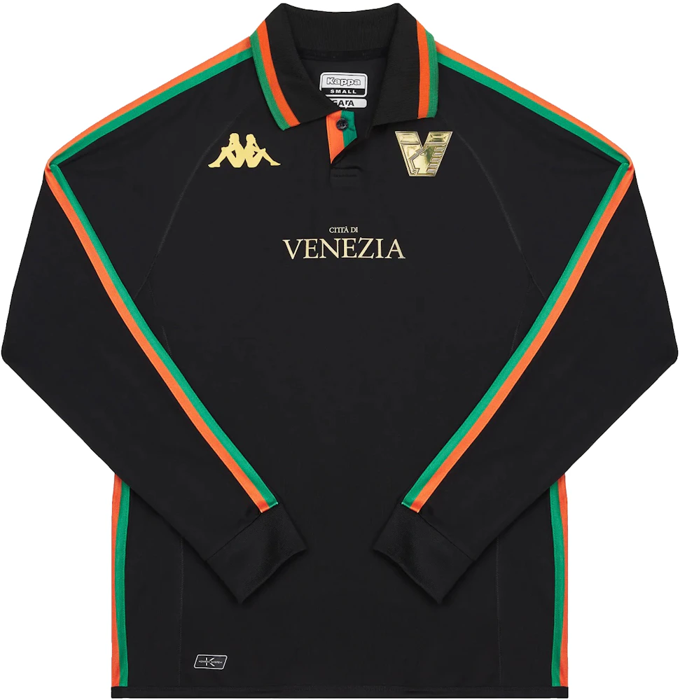 Kappa Venezia FC Home 22 23 LS Shirt Black SS22 KR