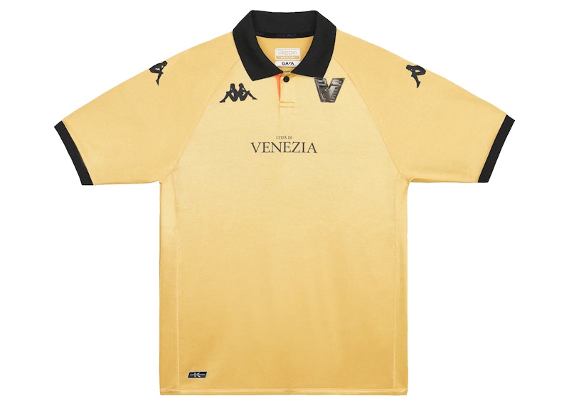 Kappa Venezia FC Third 22/23 SS Shirt Yellow Men's - SS22 - US