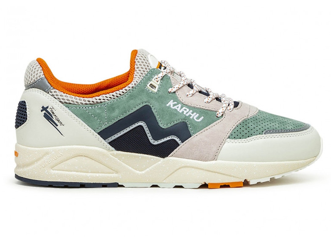 Pre-owned Karhu Aria 95 Lily White India Ink In Lily White/india Ink