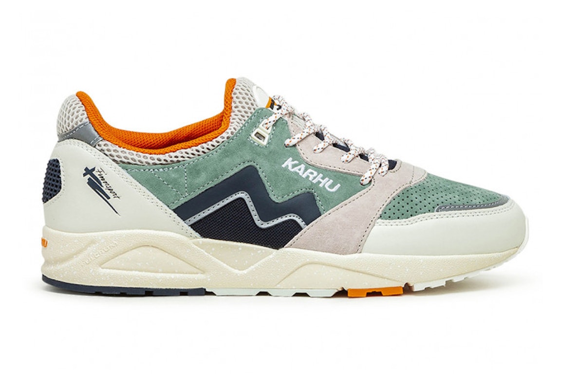 Pre-owned Karhu Aria 95 Lily White India Ink In Lily White/india Ink
