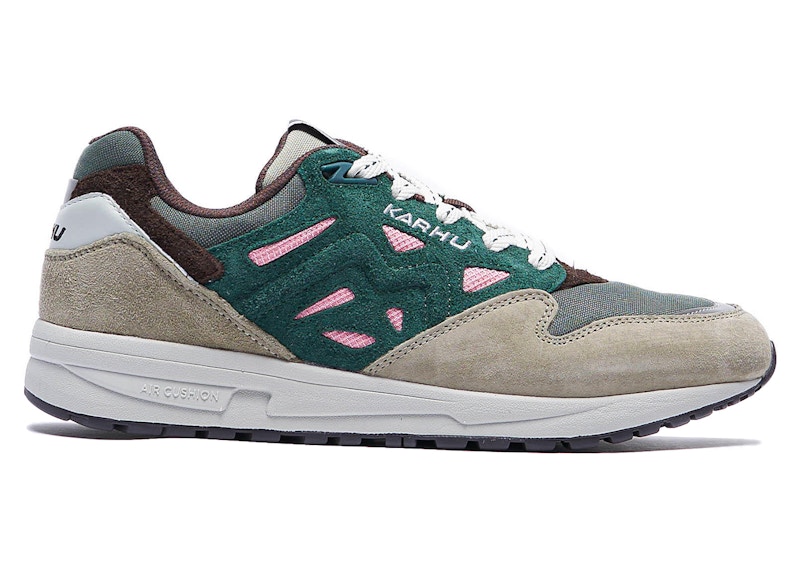 Pre-owned Karhu Men's Legacy 96 Mystic Forest Pack Sneakers In Abbey Stone/rain Forest